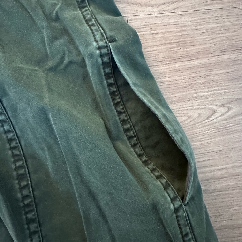 ARMANI EXCHANGE - GREEN DENIM DRESS - SIZE 4 - Picture 7 of 8